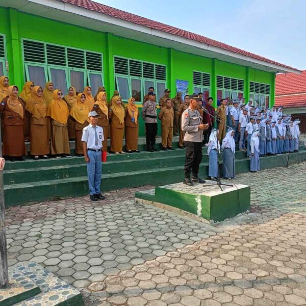 Sat Binmas Polres Lampung Utara Kawal Generasi Emas: Disiplin Tinggi, Narkoba Minggir, Bullying Kabur!