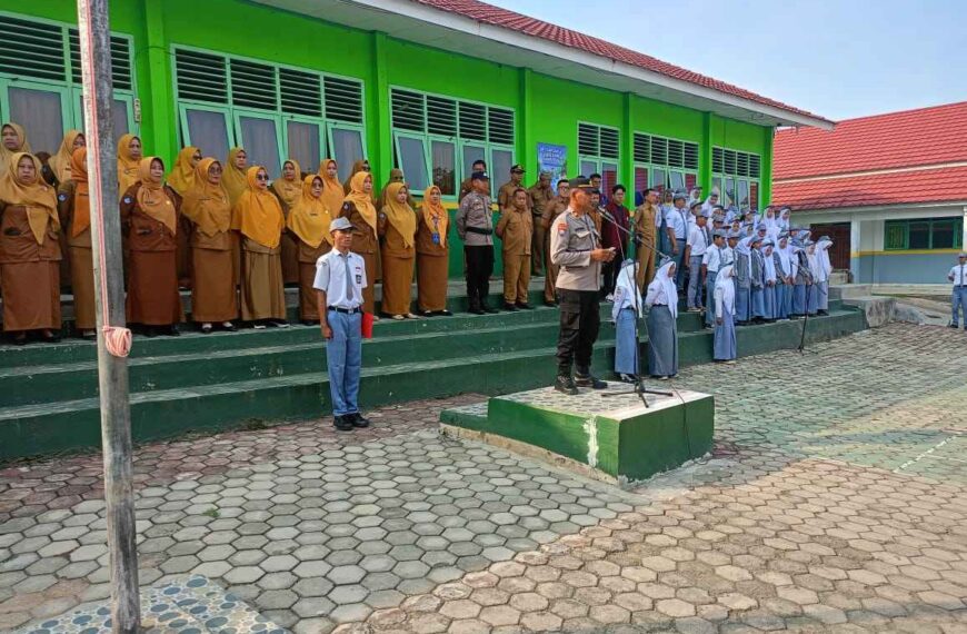 Sat Binmas Polres Lampung Utara Kawal Generasi Emas: Disiplin Tinggi, Narkoba Minggir, Bullying Kabur!