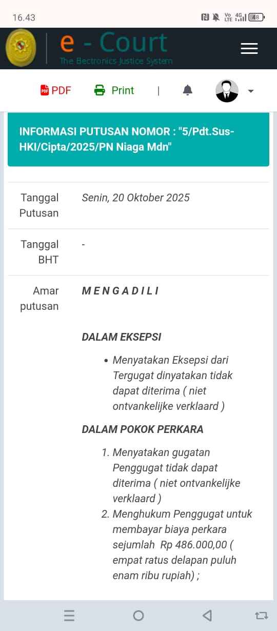 Seluruh Eksepsi PWO Ditolak PN Medan, “Berita Soal Klien Kami Kalah Bentuk Pembodohan Publik”