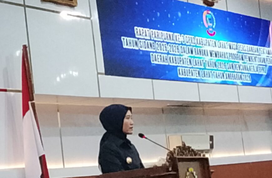 DPRD Kabupaten Lahat Rapat Paripurna Ke-3 Bahas Program Pembentukan Perda 2026 dan Rencana Kerja Tahun 2025