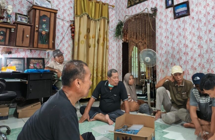 Kantor Pertanahan Labuhanbatu Koordinasi Lapangan di Desa Pangkalan Lunang, 162 SHM Diserahkan