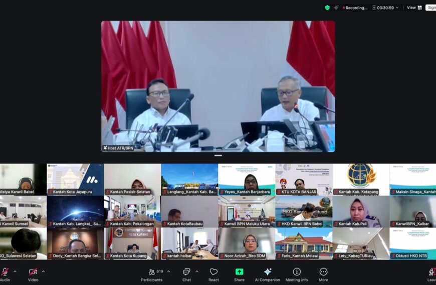 ATR/BPN Kembangkan Dashboard SDM untuk Percepat Mutasi dan Promosi Pegawai