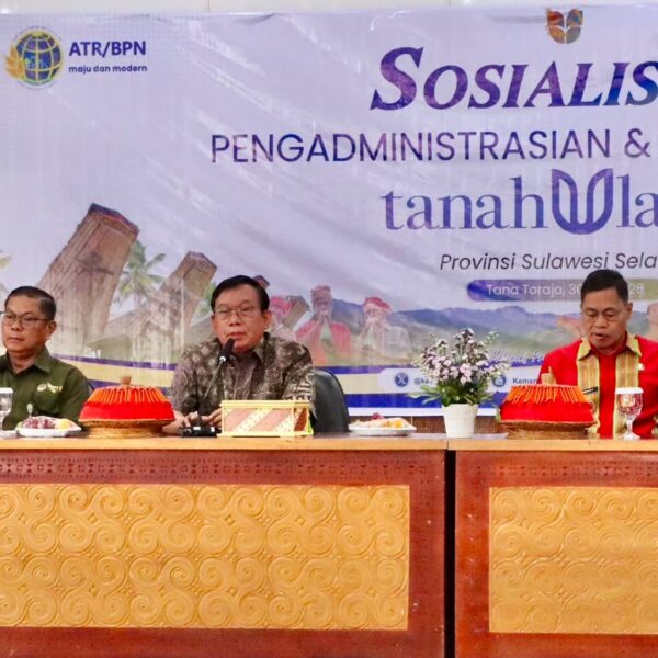 ATR/BPN Sosialisasi Pentingnya Pengadministrasian dan Pendaftaran Tanah Ulayat