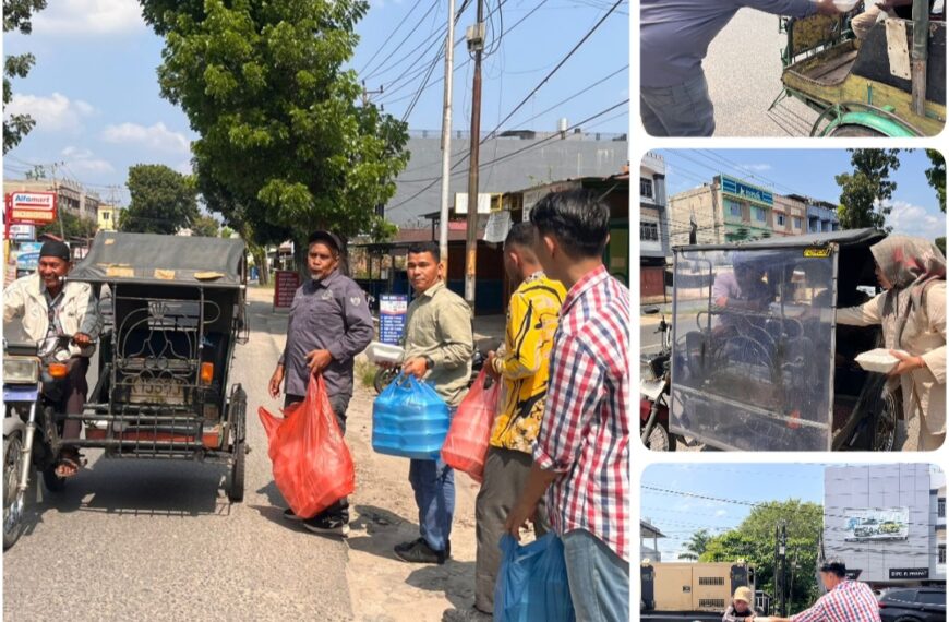 Lizera Coffee dan DPC PJS Labuhanbatu Kompak Berbagi Jumat Berkah kepada Pengguna Jalan